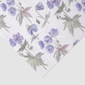Elegante stijlvolle waterverf pastel paarse bloeme tissuepapier (Detail)