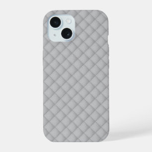Elegante stijlvolle witte textuur iPhone 15 case