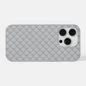Elegante stijlvolle witte textuur iPhone hoesje (Achterkant horizontaal)