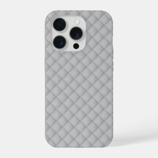 Elegante stijlvolle witte textuur iPhone hoesje (Achterkant)