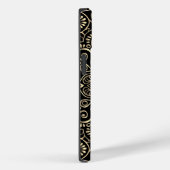 Elegante stijlvolle zwarte gouden Mandala   Case-Mate iPhone Case (Achterkant / Rechts)
