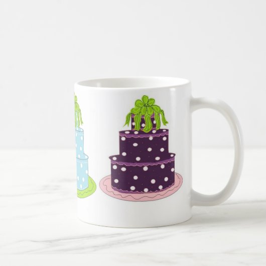 Elegante stippen taarten koffiemok (Rechts)