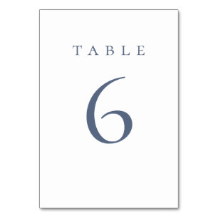 Elegante Stof Blauw Schrift Bruiloft Kaart