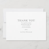 Elegante Stof Blauwgroene Foto Collage Trouwdag Bedankkaart (Achterkant)