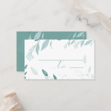 Elegante Stofblauwe Eucalyptus Turquoise Bloemen B