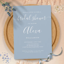 Elegante Stofblauwe Signature Bruiloftsborrel