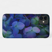 Elegante stoffige blauw paarse bloemen Case-Mate iPhone case (Achterkant (horizontaal))