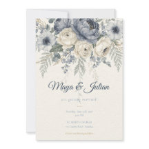 Elegante stoffige blauwe pioenrozen Franse bloemig