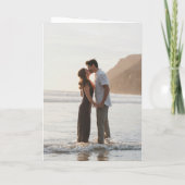 Elegante stoffige blauwe traditionele bruiloft (Achterkant)