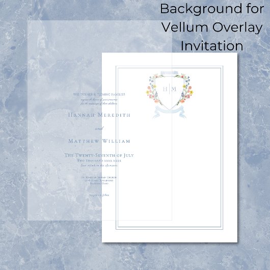 Elegante stoffige blauwe wilde bloem kam achtergro kaart