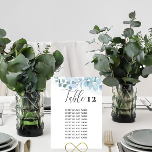 Elegante Stoffige Eucalyptus Tafel Zitje Kaart