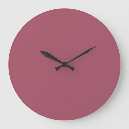 Elegante stoffige roze kussensloop grote klok (Voorkant)