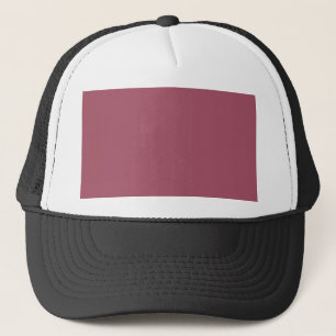 Elegante stoffige roze kussensloop trucker pet
