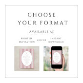 Elegante stoffige roze script meisjesdoop kaart