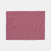 Elegante stoffige roze sierkussen fleece deken (Voorkant (Horizontaal))