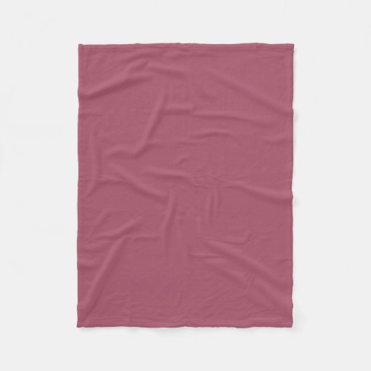 Elegante stoffige roze sierkussen fleece deken (Voorkant)