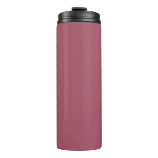 Elegante stoffige roze sierkussen thermosbeker (Voorkant)