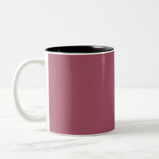 Elegante stoffige roze sierkussen tweekleurige koffiemok
