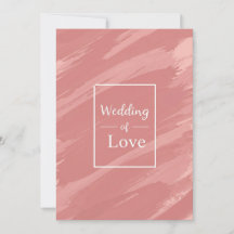 Elegante stoffige roze 'Trouwdag van Liefde' uitno