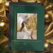 Elegante strakke groen / goud moderne deco stijl f