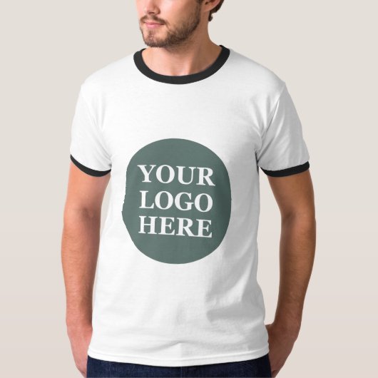 Elegante & Strakke Zwarte QR-code T-shirt (Voorkant)