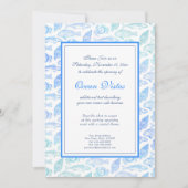 Elegante strand- of kustresort speciale gebeurteni kaart (Voorkant)