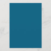 Elegante strand receptie menu (Achterkant)