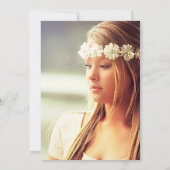 Elegante strandstrijklampen Zomer Verjaardagsfeest Kaart (Achterkant)