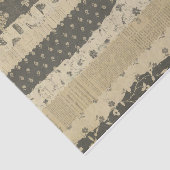 elegante streep decoupage  antiek tissuepapier (Detail)