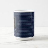 Elegante streepprint afstudeerjaar magische mok (Midden)