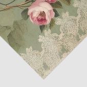 Elegante strepen van  decoupage tissuepapier (Detail)