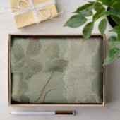 Elegante strepen van  decoupage tissuepapier (Geschenk)