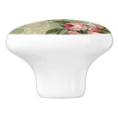 Elegante strepen van keramische knop (Zijkant)