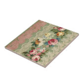 Elegante strepen van vintage tegeltje (Zijkant)