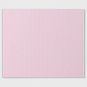 Elegante Strepen Wit - Licht Roze Cadeaupapier (Vlak)