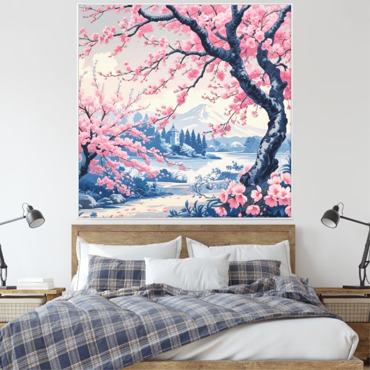 Elegante stretched canvas Print (Insitu (Slaapkamer))
