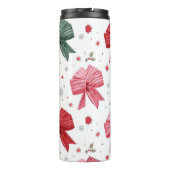 Elegante strik kerstbeker voor haar thermosbeker (Achterkant)