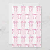 Elegante strik Ze bindt het knoop Vrijgezellenfees Kaart (Achterkant)