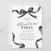 Elegante strikpartij met kerstboog kaart (Voorkant)