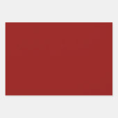 Elegante Stripes Goud Rood Groen Kerst Inpakpapier Vel (Voorkant 2)