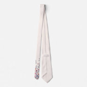 Elegante stropdas met bloemenprint (Achterkant)