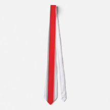 Elegante stropdas met rode en witte strepen voor