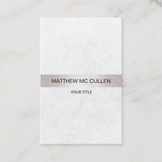 Elegante Struktur Streifen Visitekaartje (Voorkant)