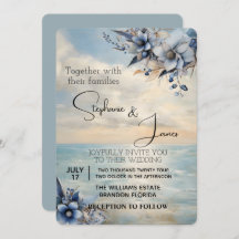 Elegante subtiele zonsondergang en bloemenbruiloft