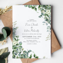 Elegante Succulente Eucalyptus Groene Huwelijksuit