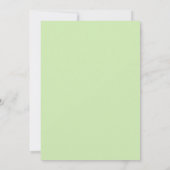 Elegante Succulente Kruisdoop Religieus Kaart (Achterkant)