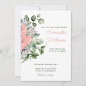 Elegante Succulente Waterverf Botanische Groene Pe Kaart (Voorkant)