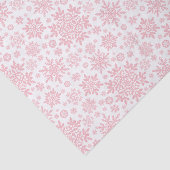 Elegante Suiker Blos Sneeuwvlok (Wit) Tissuepapier (Detail)