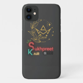 Elegante Sukhpreet Kaur Gepersonaliseerde iPhone C Case-Mate iPhone Case