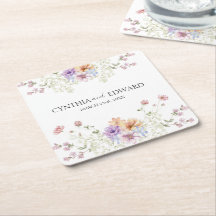 Elegante Summer Meadow Wildflowers Wedding